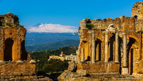 Greek temple in Taormina