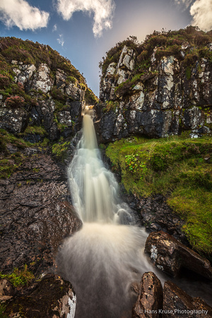 Waterfall in the Scottish highlands