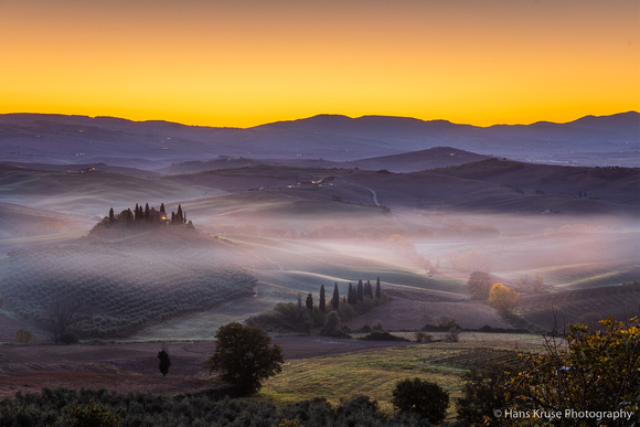 Tuscany waking up