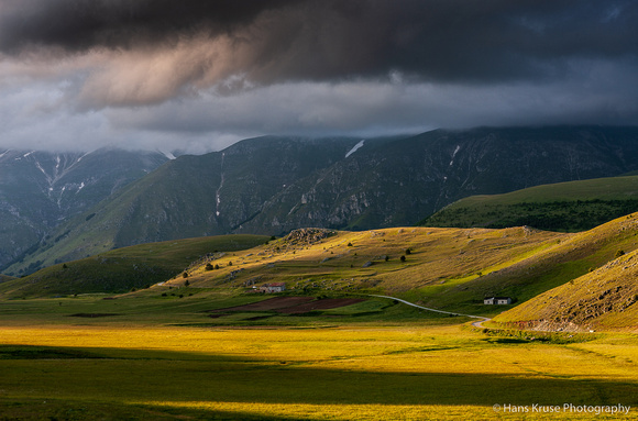 Afternoon Light in Gran Sasso, Abruzzo, Italy
