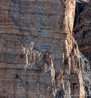 Climbers at Tre Cime di Lavaredo