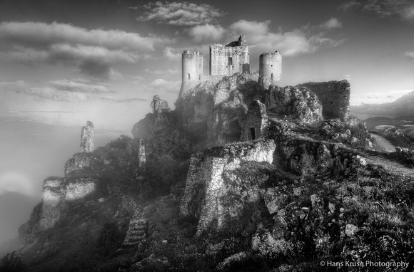 Old Castle at Rocca Calascio, Abruzzo, Italy