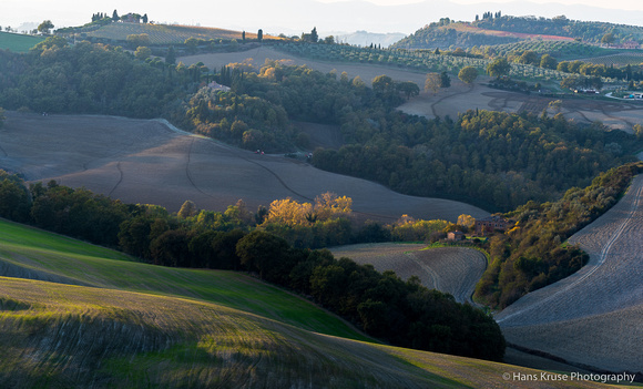 Tuscan fields in autumn