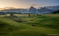 Early morning in the Dolomites