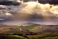 Drama in Val d'Orcia, Tuscany